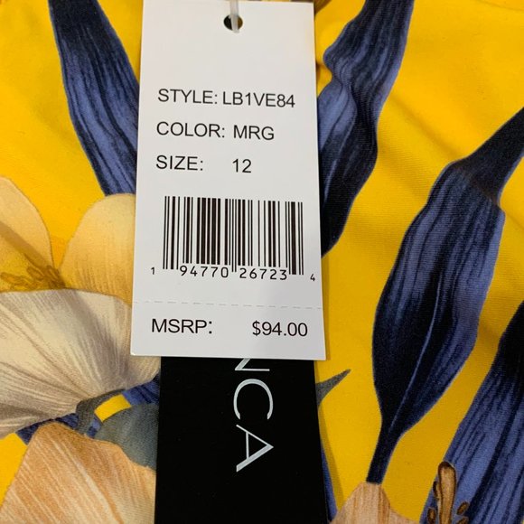 La Blanca Women's V-Neck Halter 2 Piece Bikini Set Swimsuit Size: 12 - Picture 4 of 9